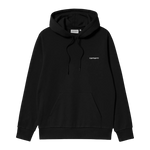 bluza Carhartt WIP Hooded Script (Black/White)