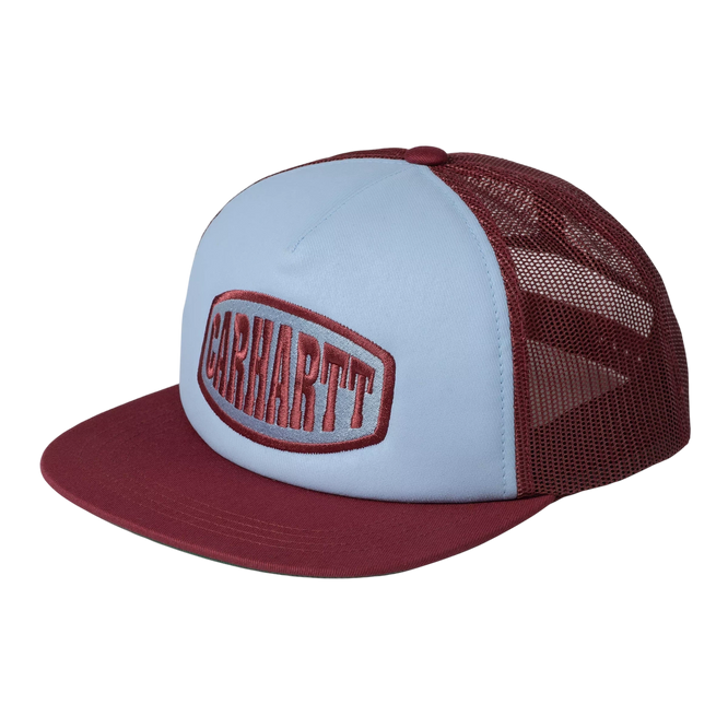 czapka Carhartt WIP Graphic Trucker Cap (Mulberry / Frosted Blue)