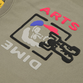 Dime Dimearts Puff Crewneck Gravel