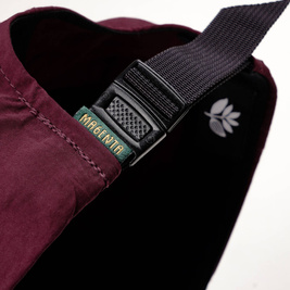 Magenta Plant Nylon 6P hat burgundy