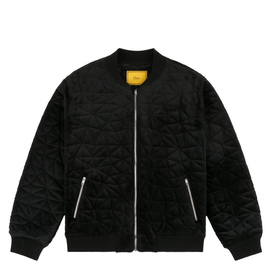 kurtka Dime Velour bomber jacket black