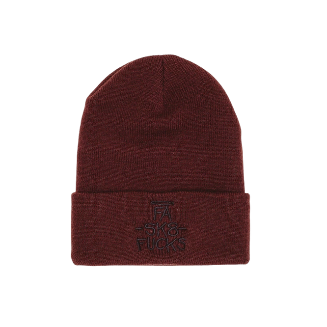 Czapka Fucking Awesome SK8 Fucks cuff beanie brown
