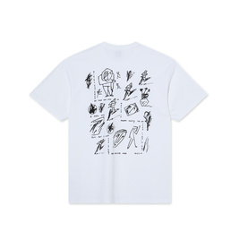 Koszulka Polar Sad at times tee white 