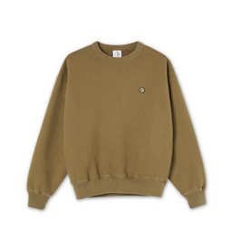 bluza polar patch crewneck brass 