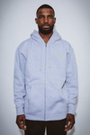 bluza Fucking Awesome Lesser God Embroidered Zip Up Hoodie (Grey)