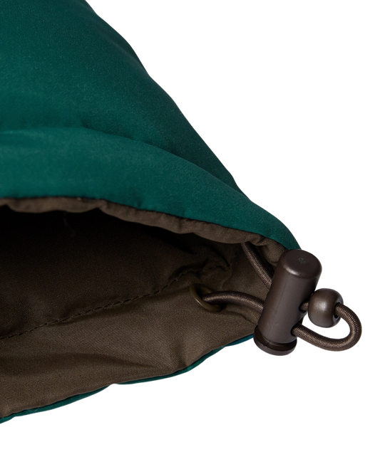 kurtka by Parra Protect The Sun Reversible Puffer Jacket (Brown)