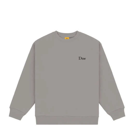 Dime Classic Small Logo Crewneck (Charcoal)