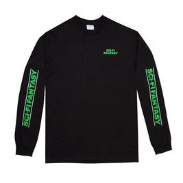 Sci-Fi Fatasy Logo L/S Black