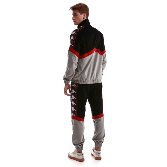 Kurtka Kappa AUTHENTIC CABRINI Black-Red Dk-Grey