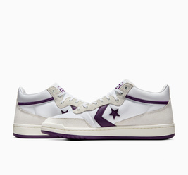 Converse Fastbreak Pro Mid (White/ Vaporous Gray/ Purple)