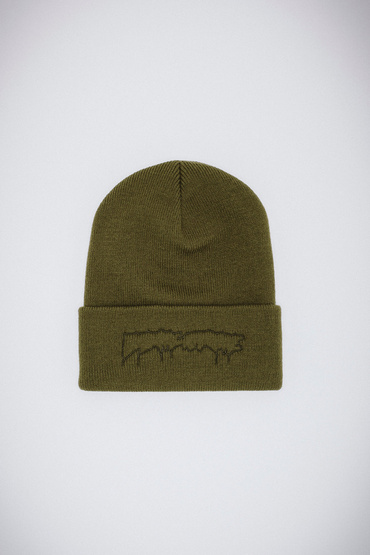 czapka Fucking Awesome Drip Embroidered  Beanie (Olive)