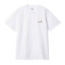 koszulka Carhartt WIP S/S American Script T (White)