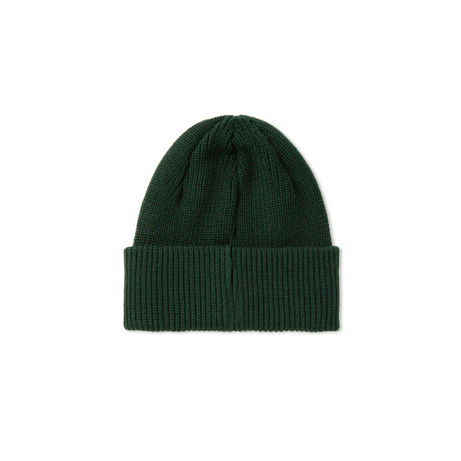 Polar Lines Merino Beanie (Dark Green)