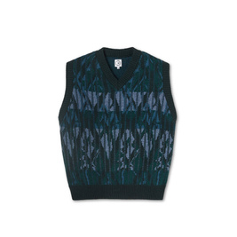 Paul Knit Vest (Dark Green)