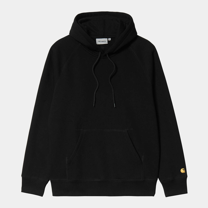 bluza Carhartt WIP Hooded Chase Sweatshirt (Black/Gold)