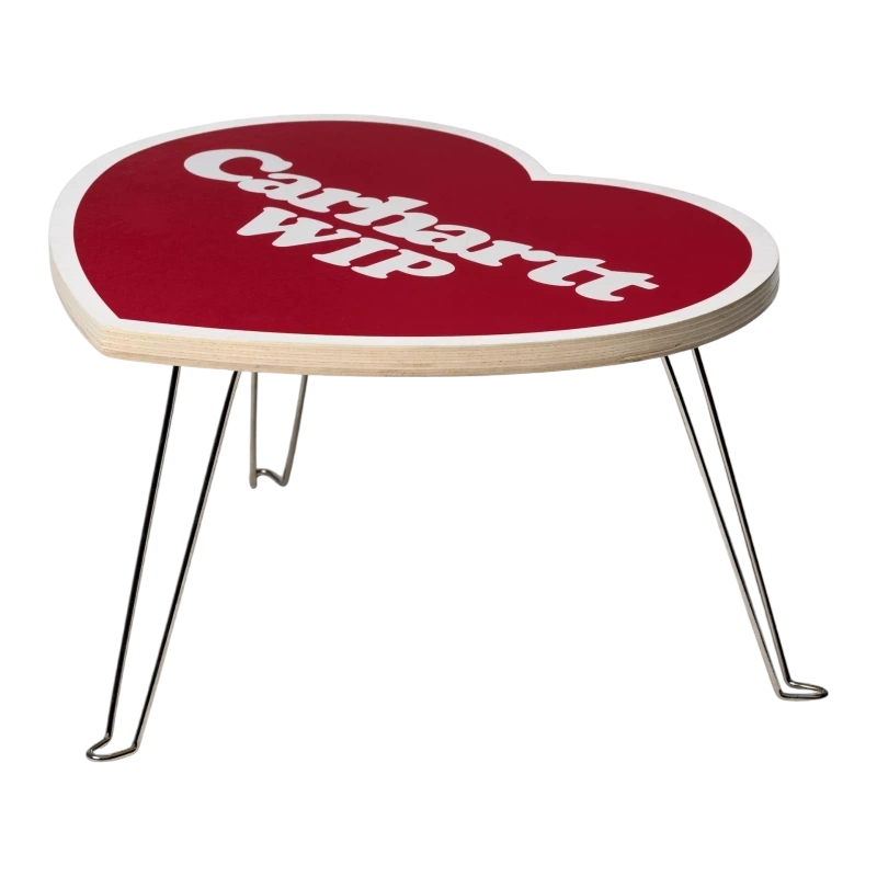 Carhartt WIP Heart Folding Table scarlet/white red | New Arrivals