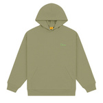 Dime Classic small logo hoodie army green