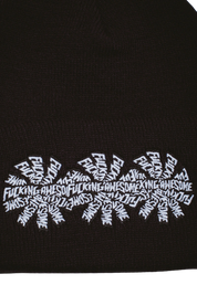 FFucking Awesome 3 spiral cuff beanie black