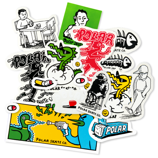 Polar Jacobs corner sticker pack