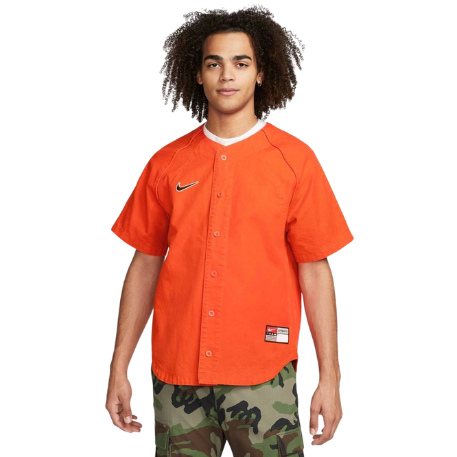 Nike Sb Skate Baseball Jersey Team Orange