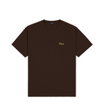 Dime classic small logo t-shirt deep brown