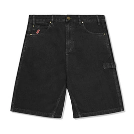 szorty Cash Only Records Denim Shorts (Black)