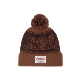 czapka Fucking Awesome PBS Ball Beanie (Brown)