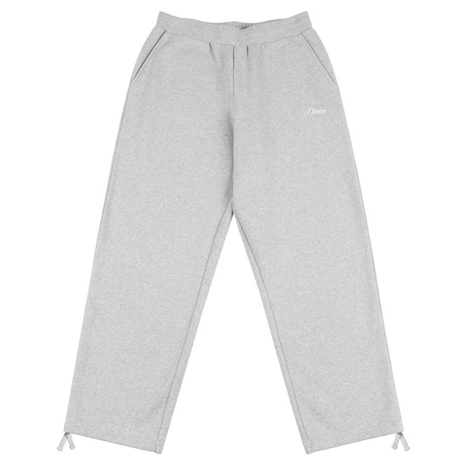 Dime Cursive Small Logo Sweatpants (Heather Gray)