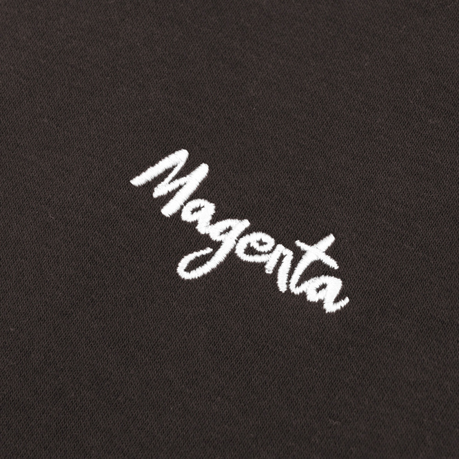 Magenta Script Crewneck (Brown)