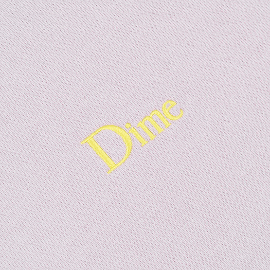  Dime Classic small logo hoodie dusty pink