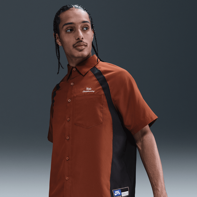 Nike SB Dri-FIT Woven Short-Sleeve Bowler Shirt