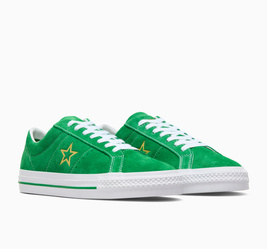 Converse One Star Pro (Green/White/Gold)