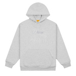 Dime cursive logo hoodie grey