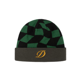 Czapka Dime D Checkered cuff beanie forest green