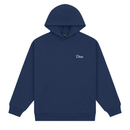 Dime Classic Small Logo Hoodie navy