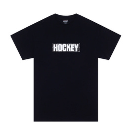 Hockey Sticker Logo Tee (Black)