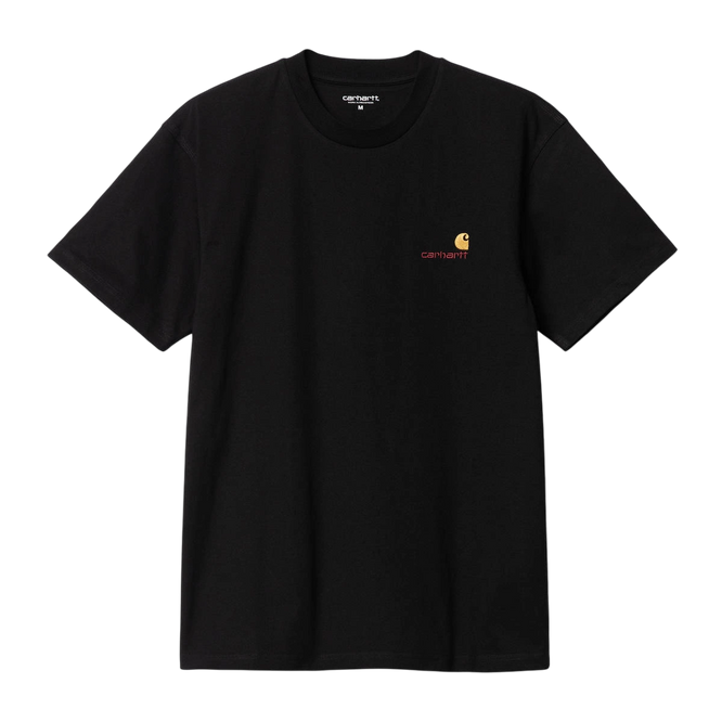 koszulka Carhartt WIP S/S American Script T (Black)