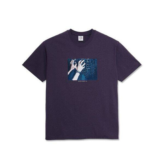 Polar Skate Co. Tee | Caged Hands (Dark  Violet)