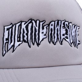 Fucking Awesome - Streched Stamp  Snapback (Grey)