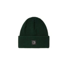 Polar Lines Merino Beanie (Dark Green)