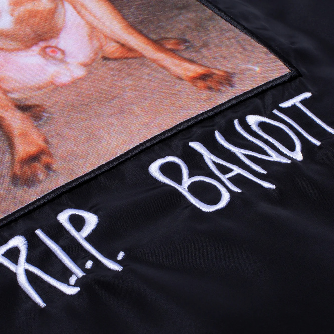 kurtka Fucking Awesome R.I.P. Bandit Lightweight Bomber (Black)
