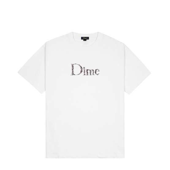 Dime classic skull t-shirt white