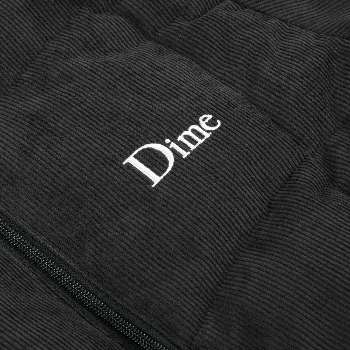 Dime Corduroy Wave Puffer Jacket Black BLACK | Clothes \ Jackets News SALE  \ Sale 50% -70% \ Jacket Brands \ Dime Odzież \ Dime | Skateshop Miniramp.pl