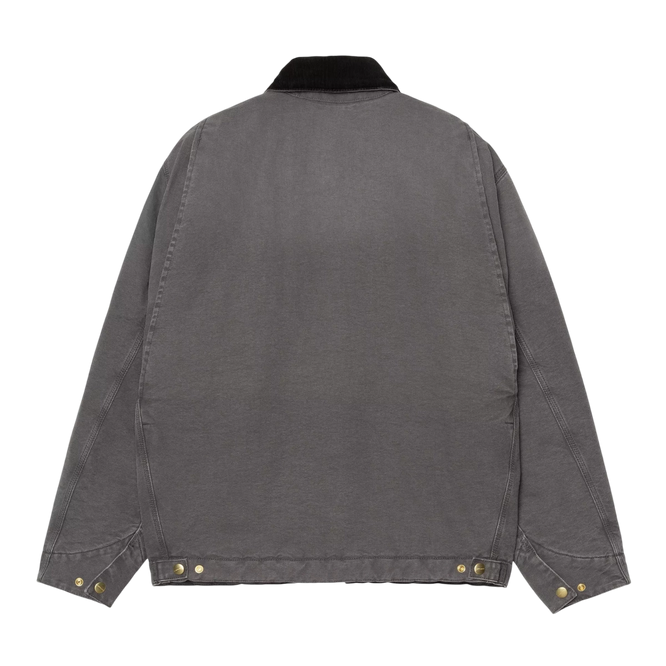 Carhartt WIP OG Detroit Jacket (Graphite / Black, Stone canvas)