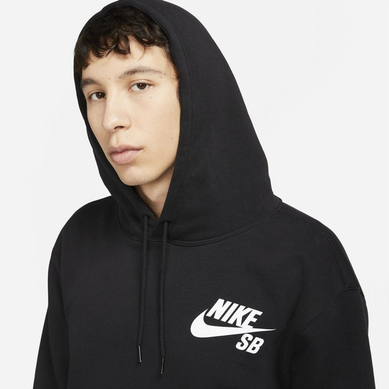 nike SB ICON HOODIE BLACK/WHITE