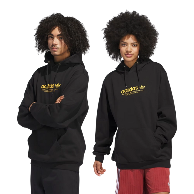 Adidas Skatebording 4.0 Logo Hoodie (Black/Gold)