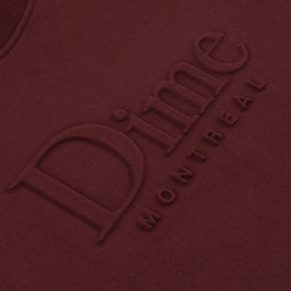 bluza Dime Classic Embossed Crewneck Plum
