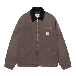 Carhartt WIP OG Detroit Jacket (Tobacco / Black, Stone canvas)