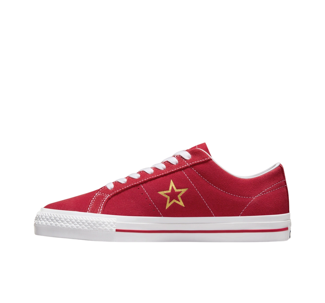 Converse One Star Pro OX (Versity Red/ White/ Gold)
