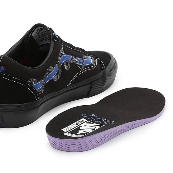 Vans Breana Geering Skate Old Skool (Black/Blue)